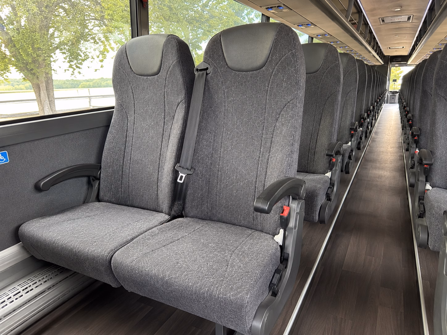 kansas city airport transportation onboard seating