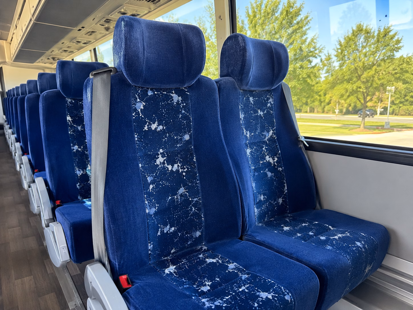 kansas city long distance transportation onboard seating